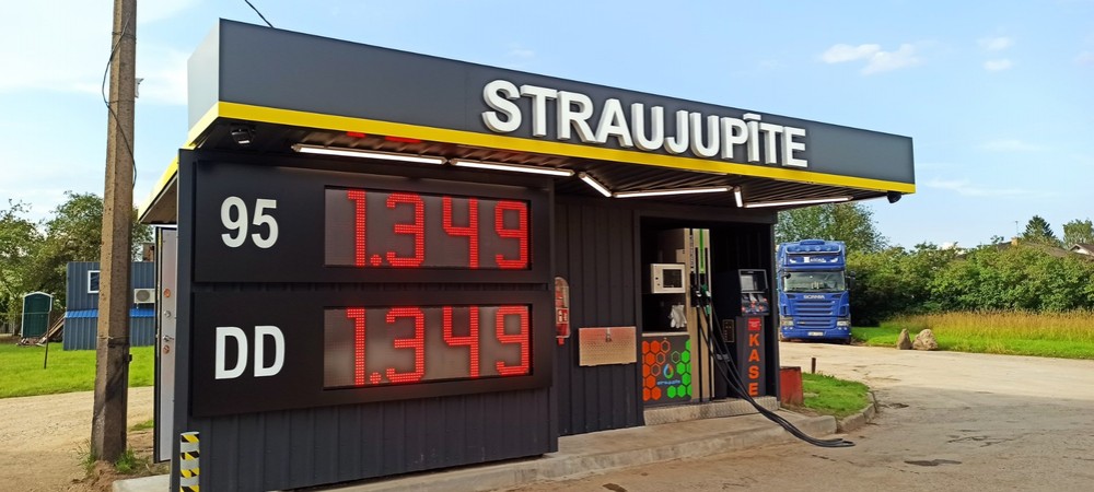 Volumetric letters, logo, LED logos office