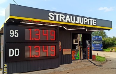 Straujupīte led burti un tablo Ceros.LV